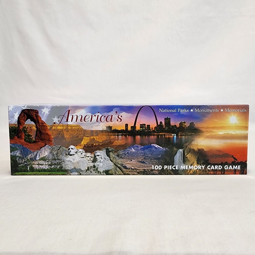 Impact America's National Parks Monuments 100 Piece Memory Card Game